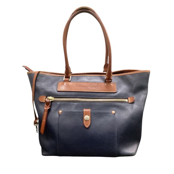 VTG Dooney&Bourke Bag Women’s One Size Genuine Florentine Vachetta Leather Blue - Picture 1 of 10